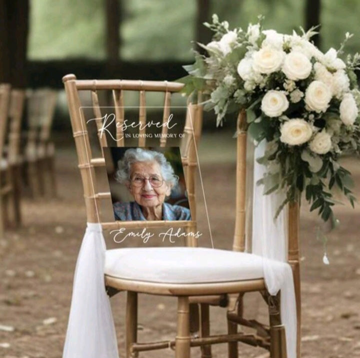 Reserved Memorial Sign