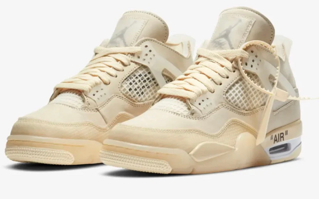NIKE AIR JORDAN 4 RETRO X OFF-WHITE "SAIL" SNEAKER
SALE