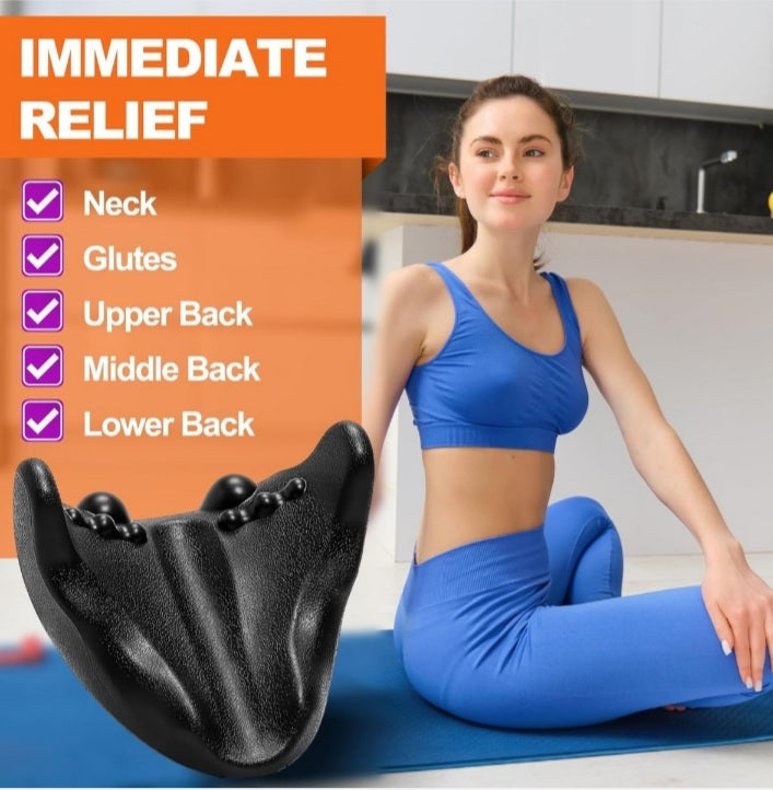 Neck Massage Pillow Psoa Release tool back stretcher shoulder Relaxer