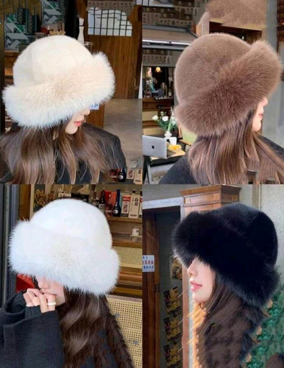 Viral 4pc Russian hats