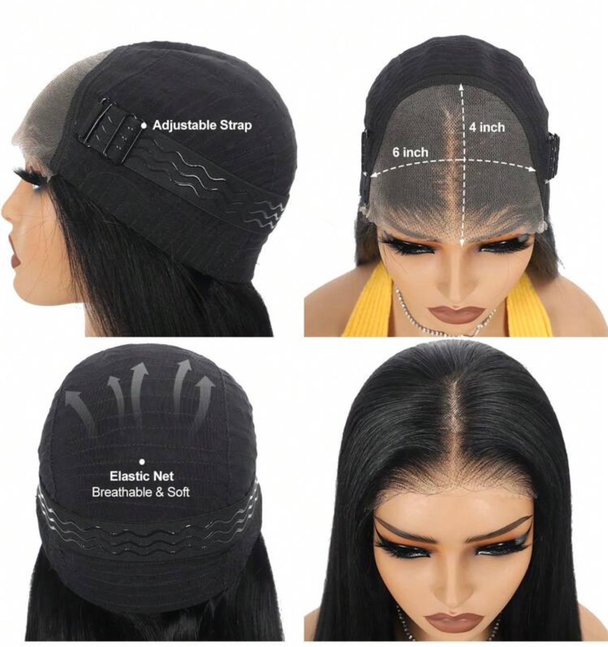 Gloria Straight Wig(human blend) high quality – Minglai