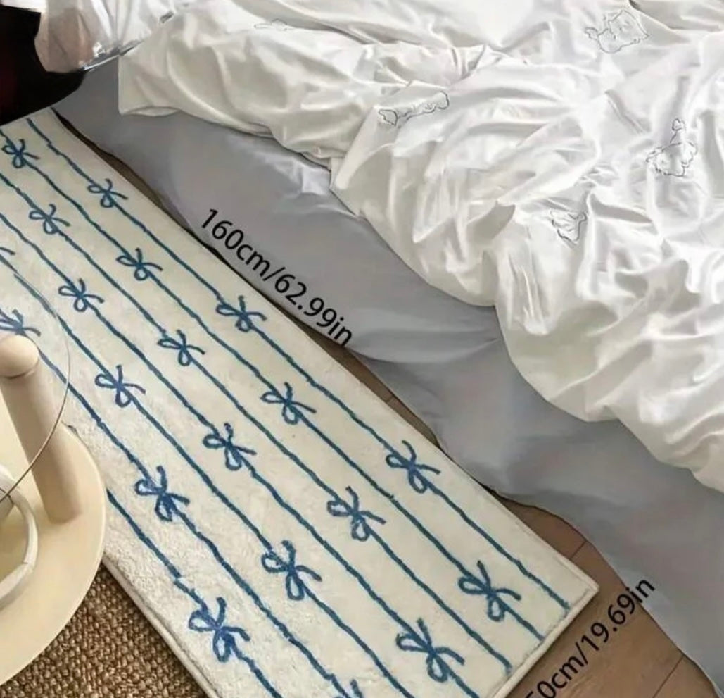 1pc Exclusive Custom-Made Shiyin Bedside Faux Cashmere Rug
