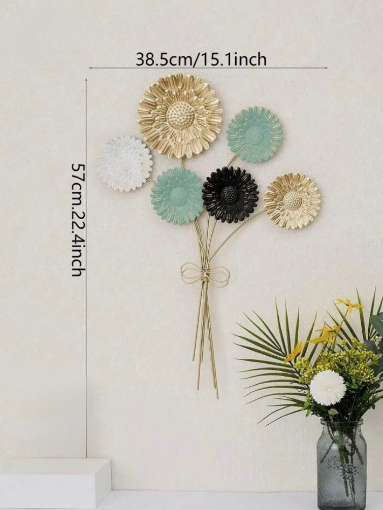1pc High-End Woman & Flower Wall Art Decor