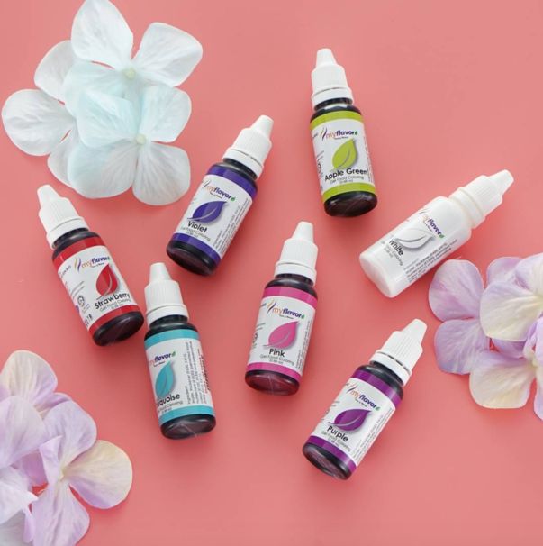 Gel food coloring sets