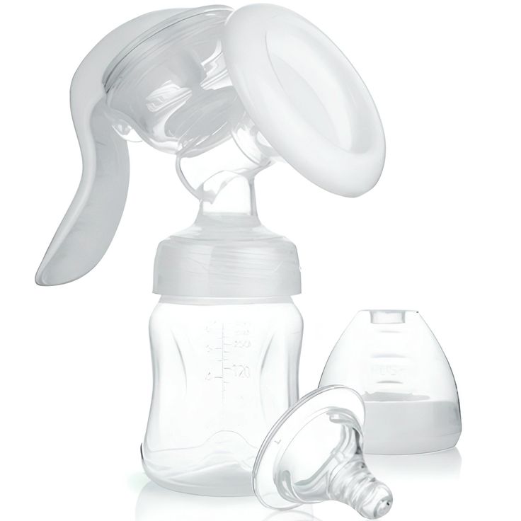 Manual Breast Pump with Bottle