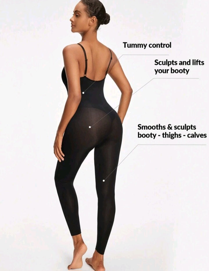 2pcs Sleeveless Bodycon Jumpsuit