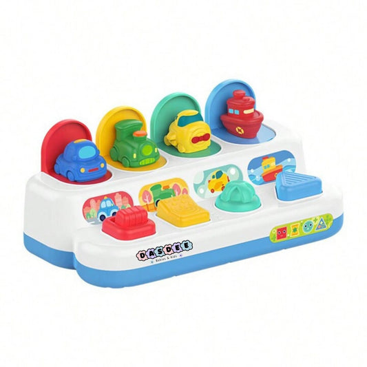 Pop-Up Travel Tots - Cause and Effect Transport Colour Toy - Baby and Toddler