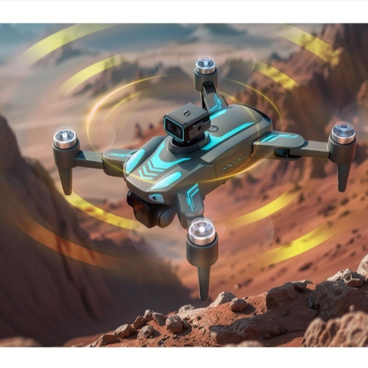 HD Aerial Drone with Brushless Motor-GPS +Optical Flow Positioning,3-Camera