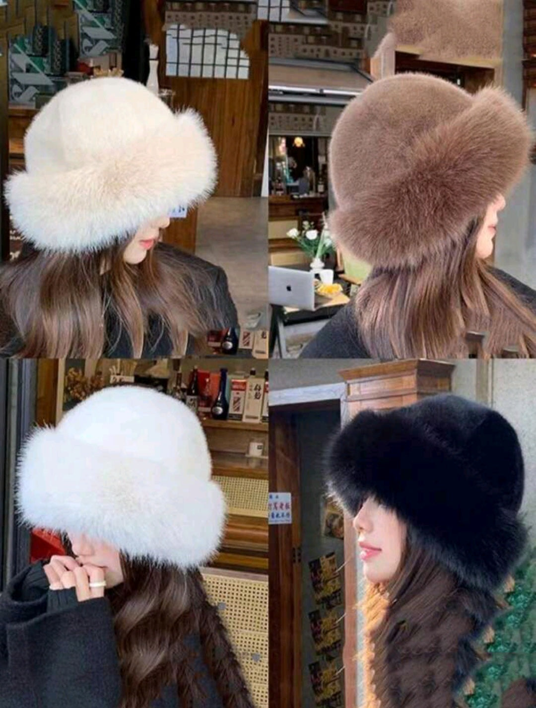 Viral 4pc Russian hats
