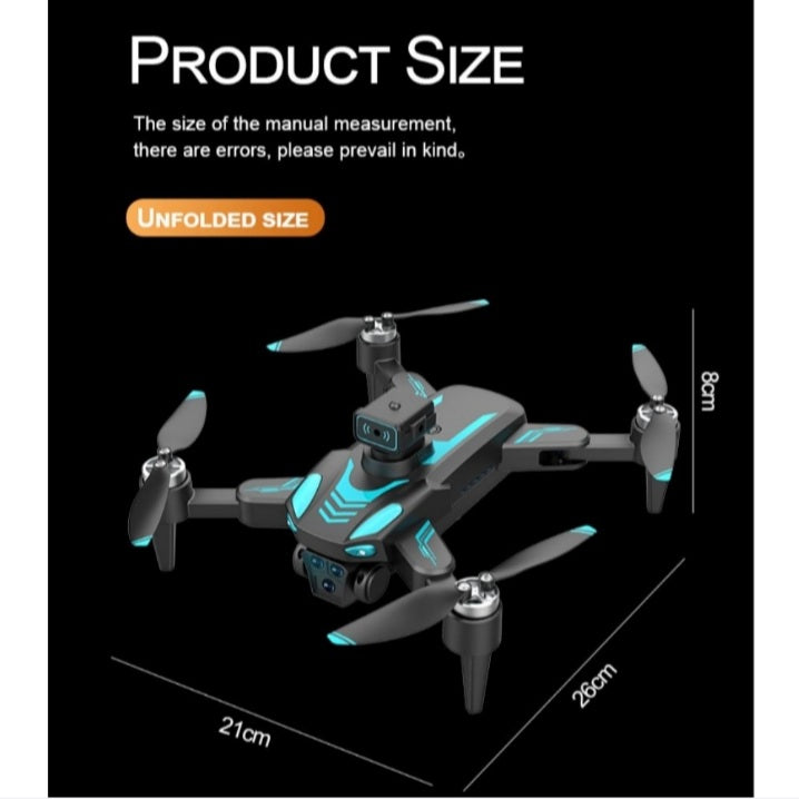 HD Aerial Drone with Brushless Motor-GPS +Optical Flow Positioning,3-Camera