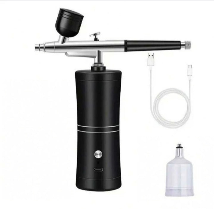 Portable Airbrush Compressor Kit, Ideal For Nails, Art, Cake & Makeup