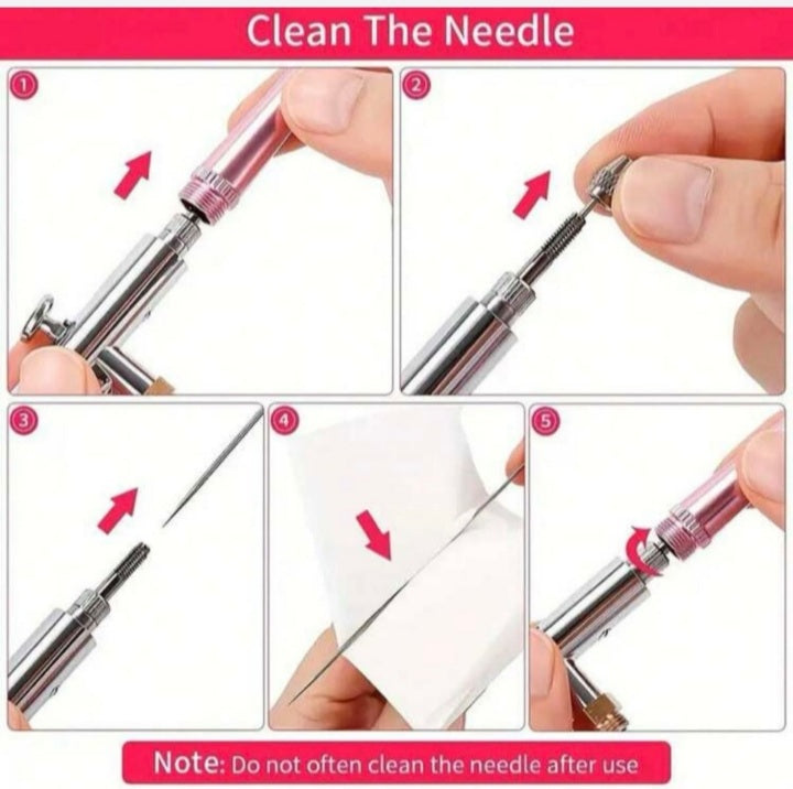 Portable Airbrush Compressor Kit, Ideal For Nails, Art, Cake & Makeup
