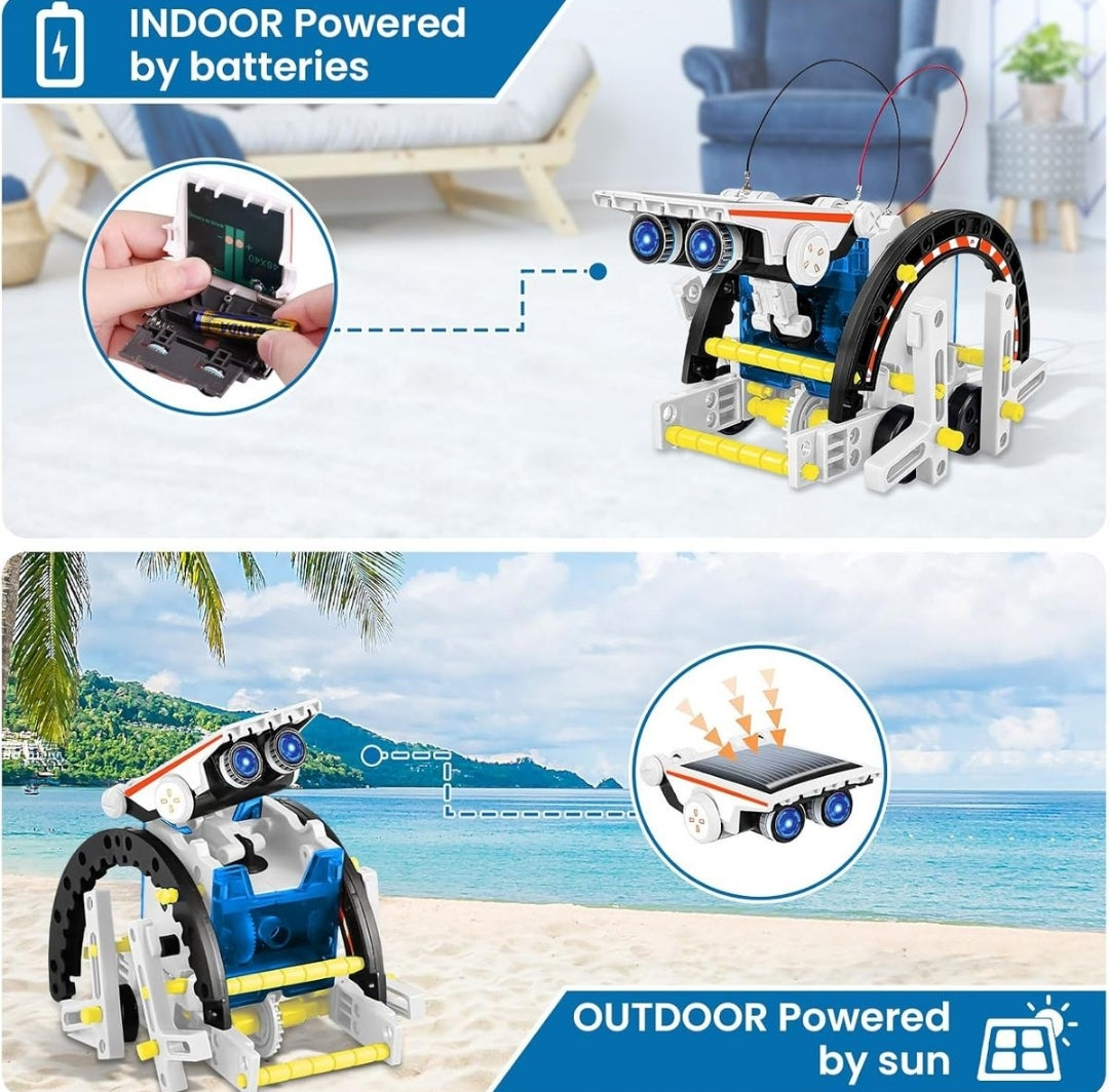 13-in-1 STEM Projects Solar Robot Toy for Kids Science Educational Toys