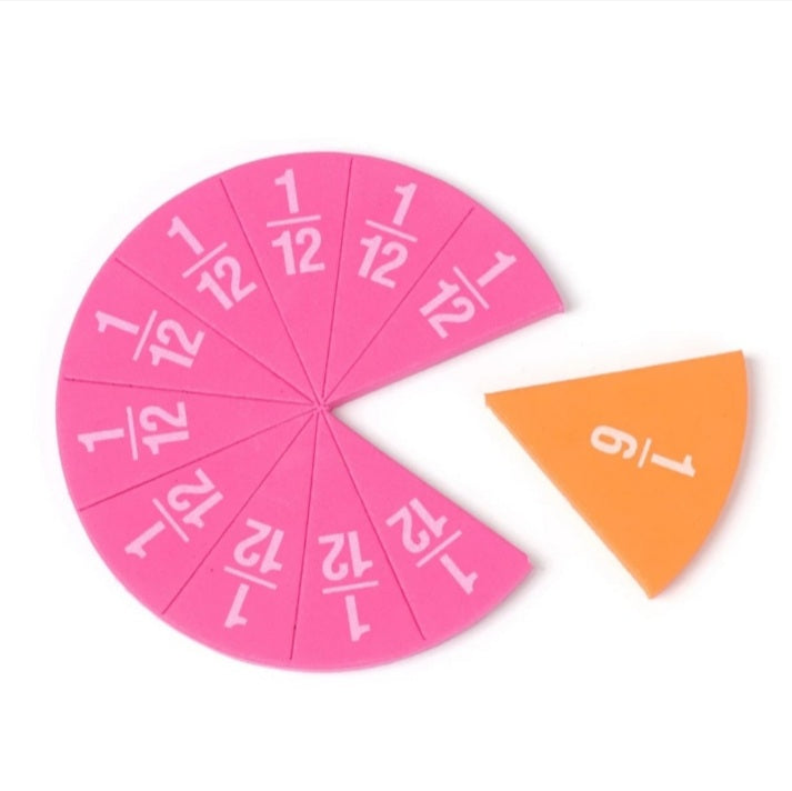 PieMaster Magnetic Maths Fraction Learning Students & Teachers Set