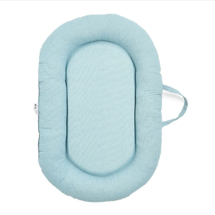 Baby Sleeping Pod -Alison Twill Blue