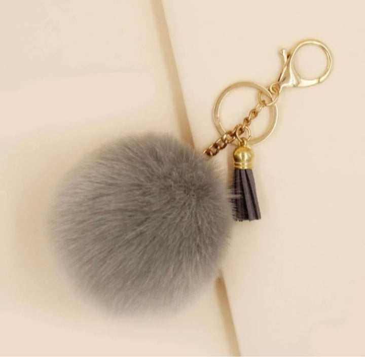 Pom Pom Keychain