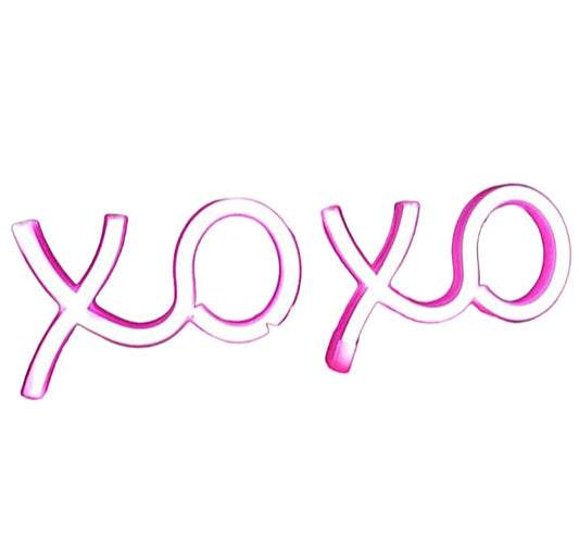 Pink XOXO Neon Light (10 x 30 cm)