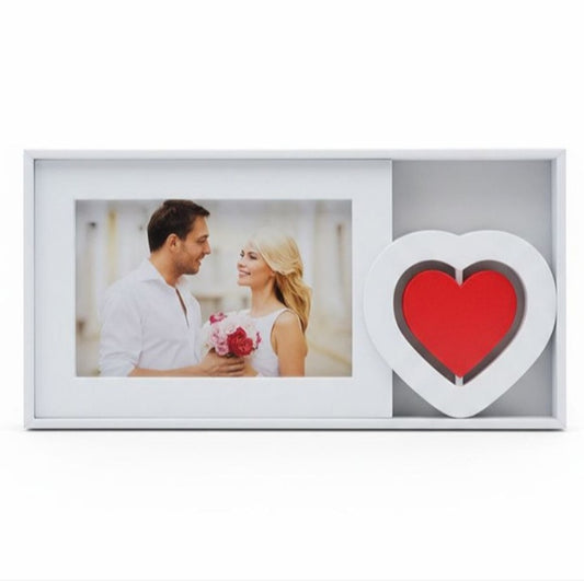 Romantic Heart Photo Frame - Perfect Valentine's Gift