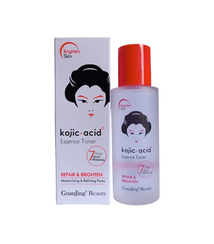Kojic Acid Face Wash, Toner & Face Serum Complete Brightening Routine Combo