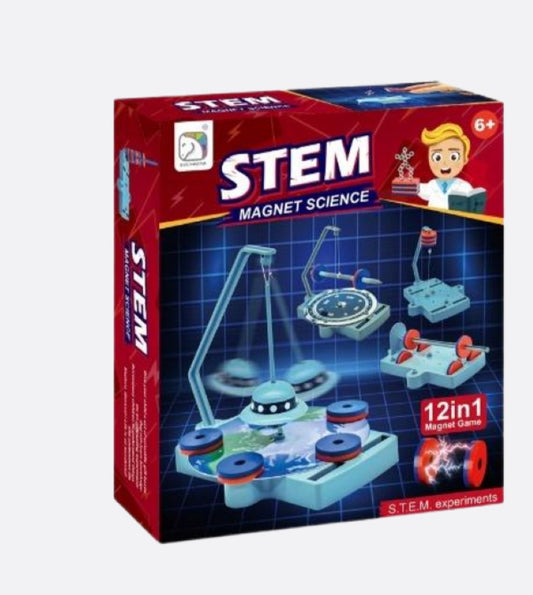 Stem Toy - Magnet Science - 12 in 1 Magnet Games